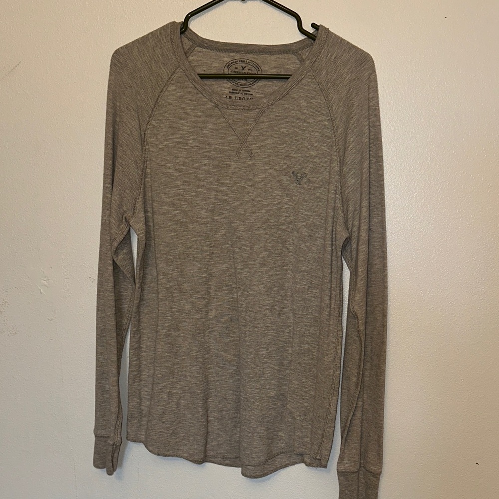 American Eagle Outfitters Tan Knit Top